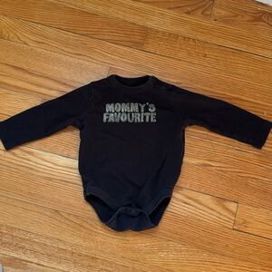 Baby onesie 6-12 months Black